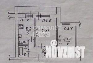 2-к квартира, вторичка, 47м2, 4/9 этаж