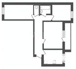 3-к квартира, вторичка, 63м2, 6/9 этаж
