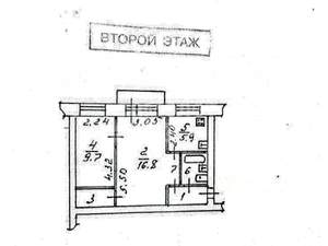 2-к квартира, вторичка, 42м2, 2/5 этаж