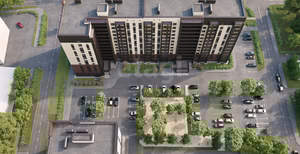 Студия квартира, строящийся дом, 29м2, 3/10 этаж