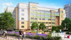 1-к квартира, строящийся дом, 42м2, 5/5 этаж
