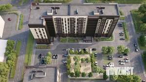 1-к квартира, строящийся дом, 40м2, 8/12 этаж