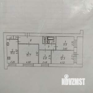 4-к квартира, вторичка, 72м2, 10/12 этаж