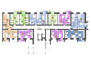 3-к квартира, строящийся дом, 64м2, 1/12 этаж