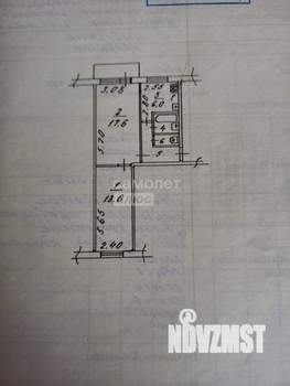 2-к квартира, вторичка, 46м2, 4/5 этаж
