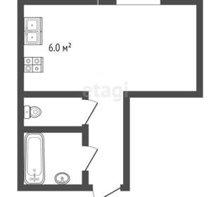 Студия квартира, вторичка, 26м2, 3/5 этаж