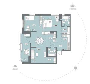 2-к квартира, вторичка, 97м2, 15/15 этаж