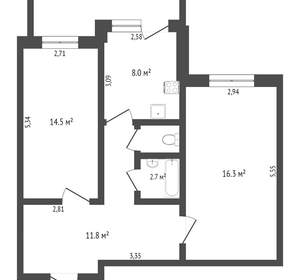 2-к квартира, вторичка, 62м2, 1/10 этаж