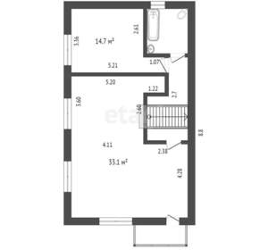 4-к квартира, вторичка, 170м2, 2/2 этаж