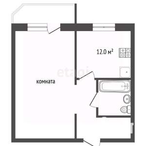 1-к квартира, вторичка, 45м2, 8/13 этаж
