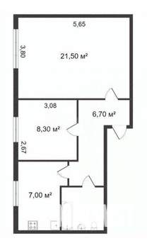 2-к квартира, вторичка, 48м2, 3/5 этаж