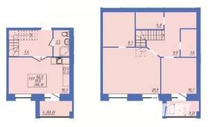 1-к квартира, строящийся дом, 96м2, 10/10 этаж