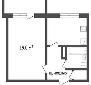 1-к квартира, вторичка, 35м2, 5/5 этаж