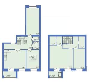 3-к квартира, строящийся дом, 134м2, 10/10 этаж
