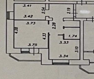 2-к квартира, вторичка, 50м2, 12/13 этаж