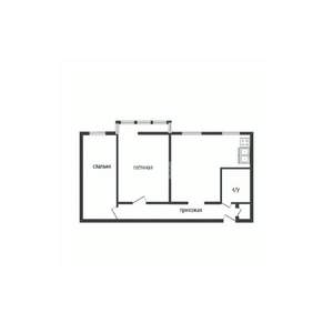 2-к квартира, вторичка, 55м2, 3/5 этаж