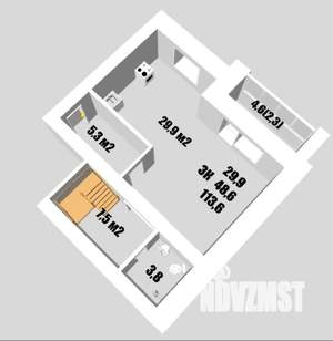 3-к квартира, вторичка, 114м2, 5/5 этаж