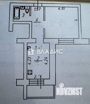 1-к квартира, вторичка, 37м2, 4/10 этаж