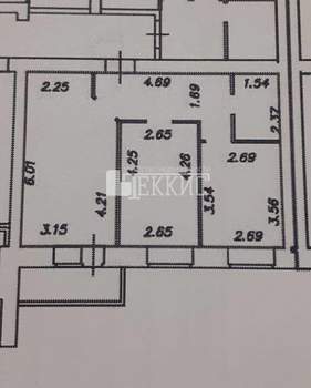 2-к квартира, вторичка, 50м2, 8/12 этаж