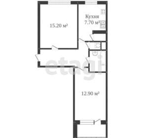 2-к квартира, вторичка, 48м2, 2/5 этаж