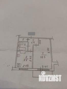 1-к квартира, вторичка, 36м2, 3/5 этаж