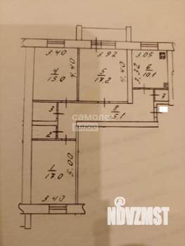 3-к квартира, вторичка, 80м2, 3/5 этаж