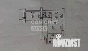 3-к квартира, вторичка, 59м2, 6/10 этаж