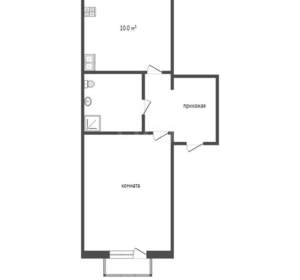 1-к квартира, вторичка, 36м2, 8/10 этаж