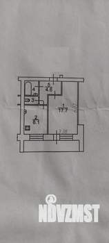 1-к квартира, вторичка, 34м2, 6/9 этаж