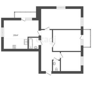 3-к квартира, вторичка, 82м2, 1/5 этаж