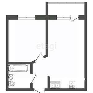 1-к квартира, вторичка, 44м2, 7/10 этаж