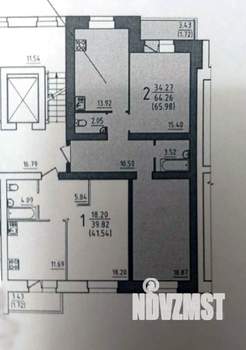 2-к квартира, вторичка, 67м2, 8/9 этаж
