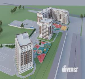 1-к квартира, строящийся дом, 36м2, 2/10 этаж