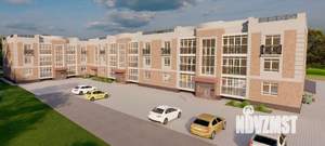 2-к квартира, строящийся дом, 67м2, 3/3 этаж