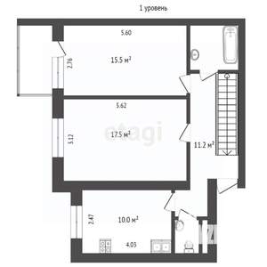 4-к квартира, вторичка, 112м2, 5/5 этаж