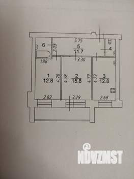 2-к квартира, вторичка, 60м2, 10/11 этаж