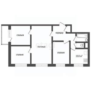 4-к квартира, вторичка, 141м2, 16/16 этаж