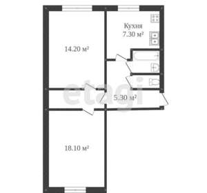 2-к квартира, вторичка, 42м2, 1/5 этаж