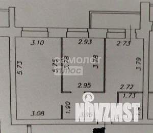 2-к квартира, вторичка, 51м2, 9/9 этаж