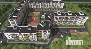 2-к квартира, строящийся дом, 56м2, 6/10 этаж