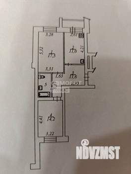 2-к квартира, вторичка, 60м2, 8/11 этаж