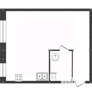 Студия квартира, вторичка, 30м2, 2/4 этаж
