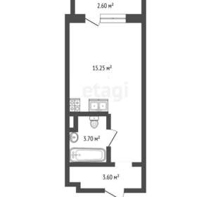 Студия квартира, вторичка, 23м2, 5/16 этаж