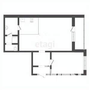 2-к квартира, вторичка, 52м2, 5/9 этаж