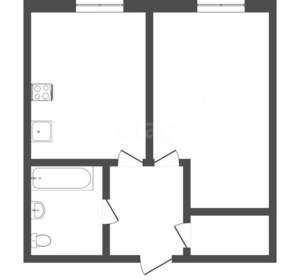 1-к квартира, вторичка, 35м2, 4/5 этаж