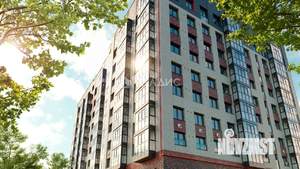 2-к квартира, строящийся дом, 55м2, 6/8 этаж