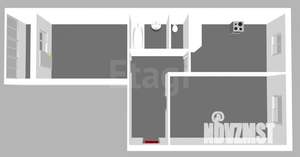 2-к квартира, вторичка, 48м2, 1/10 этаж