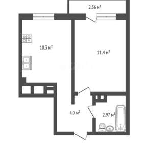 1-к квартира, вторичка, 28м2, 6/10 этаж