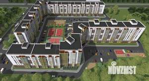 2-к квартира, строящийся дом, 58м2, 3/10 этаж