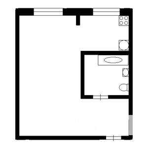 1-к квартира, вторичка, 23м2, 3/5 этаж